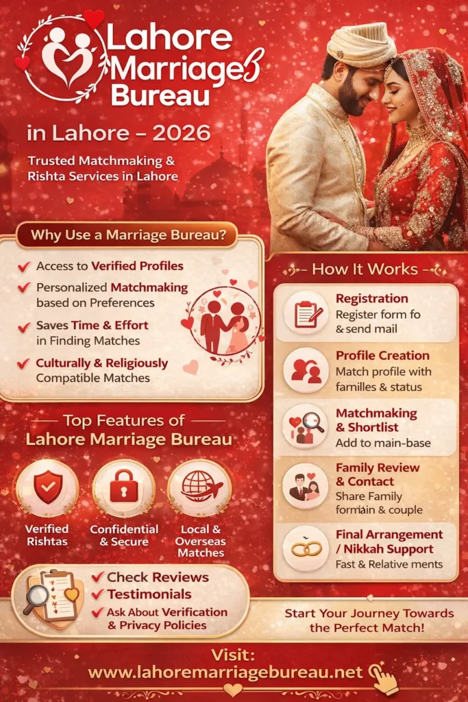 best marriage bureau in lahore